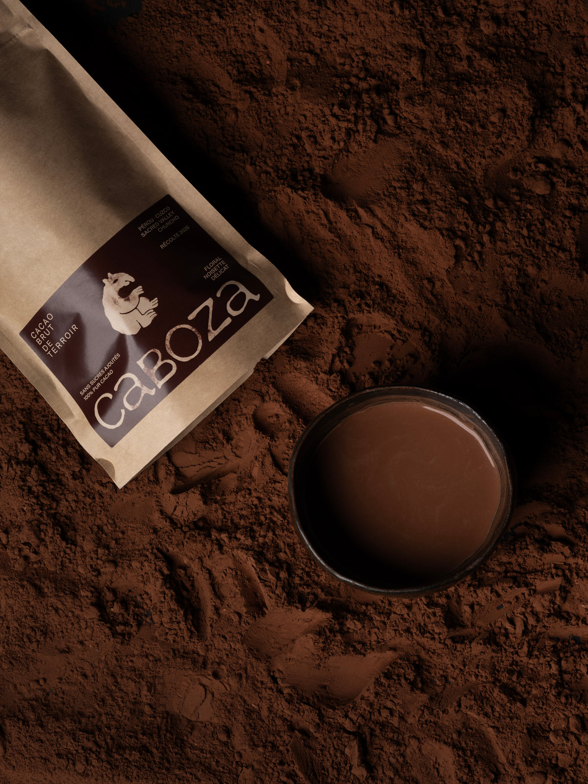 Le cacao, tel qu'il est.